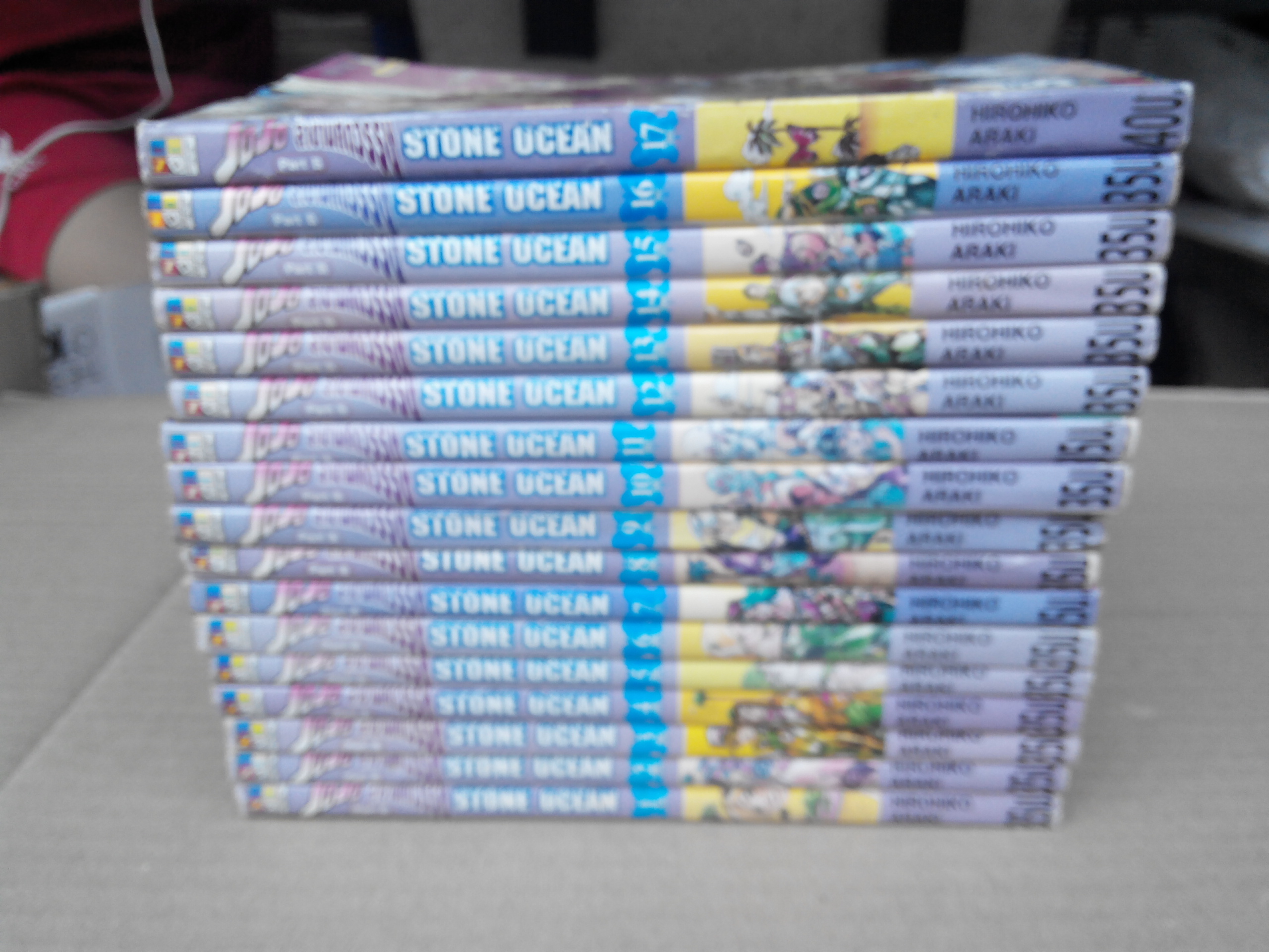 JoJo ล่าข้ามศตวรรษ Part 06 - Stone Ocean (1-17 จบ) - หนังสือบ้าน+เช่า **สินค้าหมด**