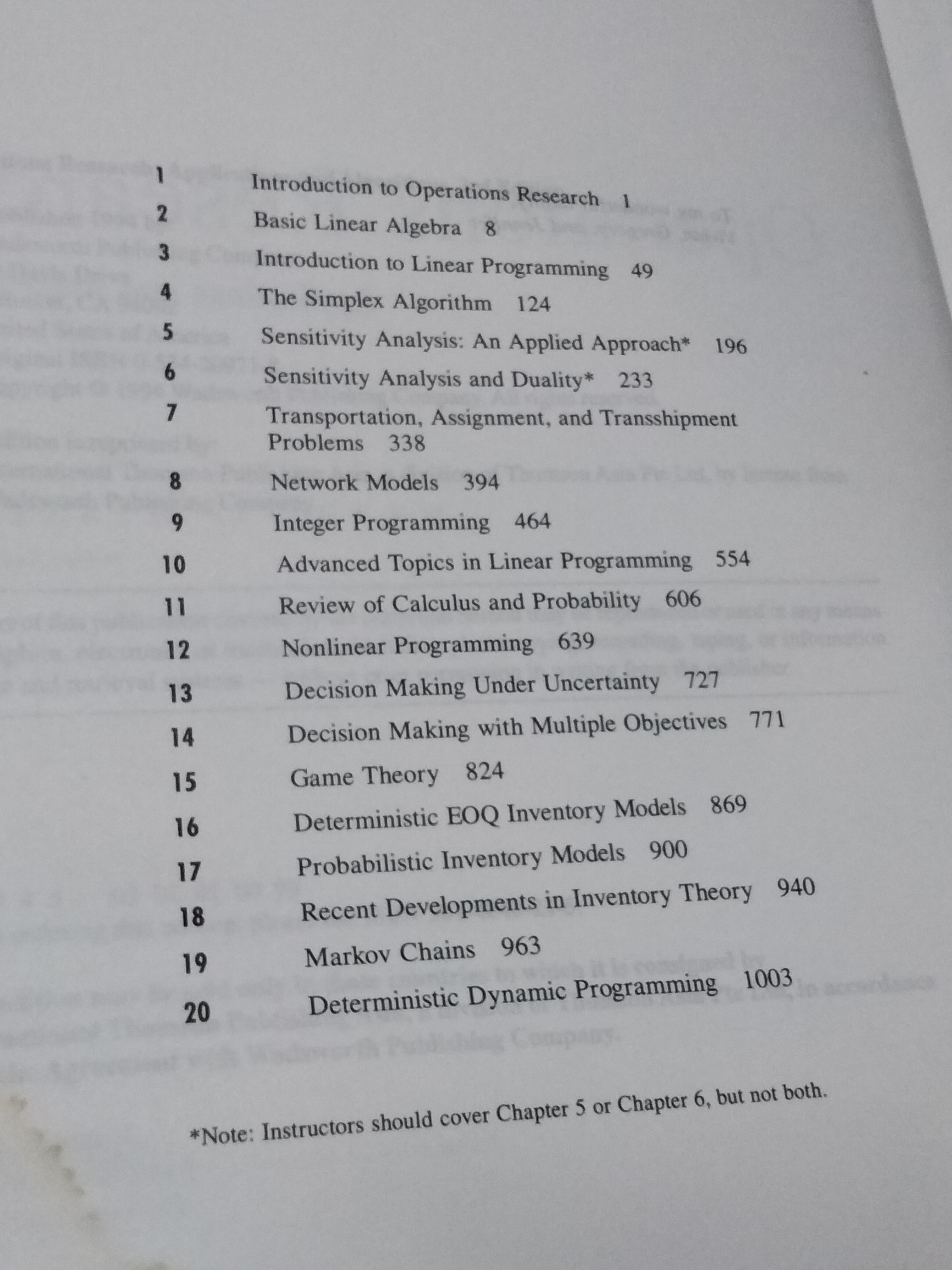 OPERATIONS RESEARCH - APPLICATIONS AND ALGORITHMS , THIRD EDITION. WAYNE L. WINSTON ฉบับถ่ายเอกสาร (copies) **สินค้าหมด**