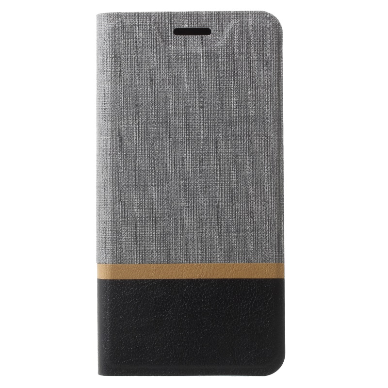 Case OnePlus 6 #เคสฝาพับหนัง PU ออกแบบสี Contrast ปกเสริมด้วยแผ่นเหล็กคุณภาพดี