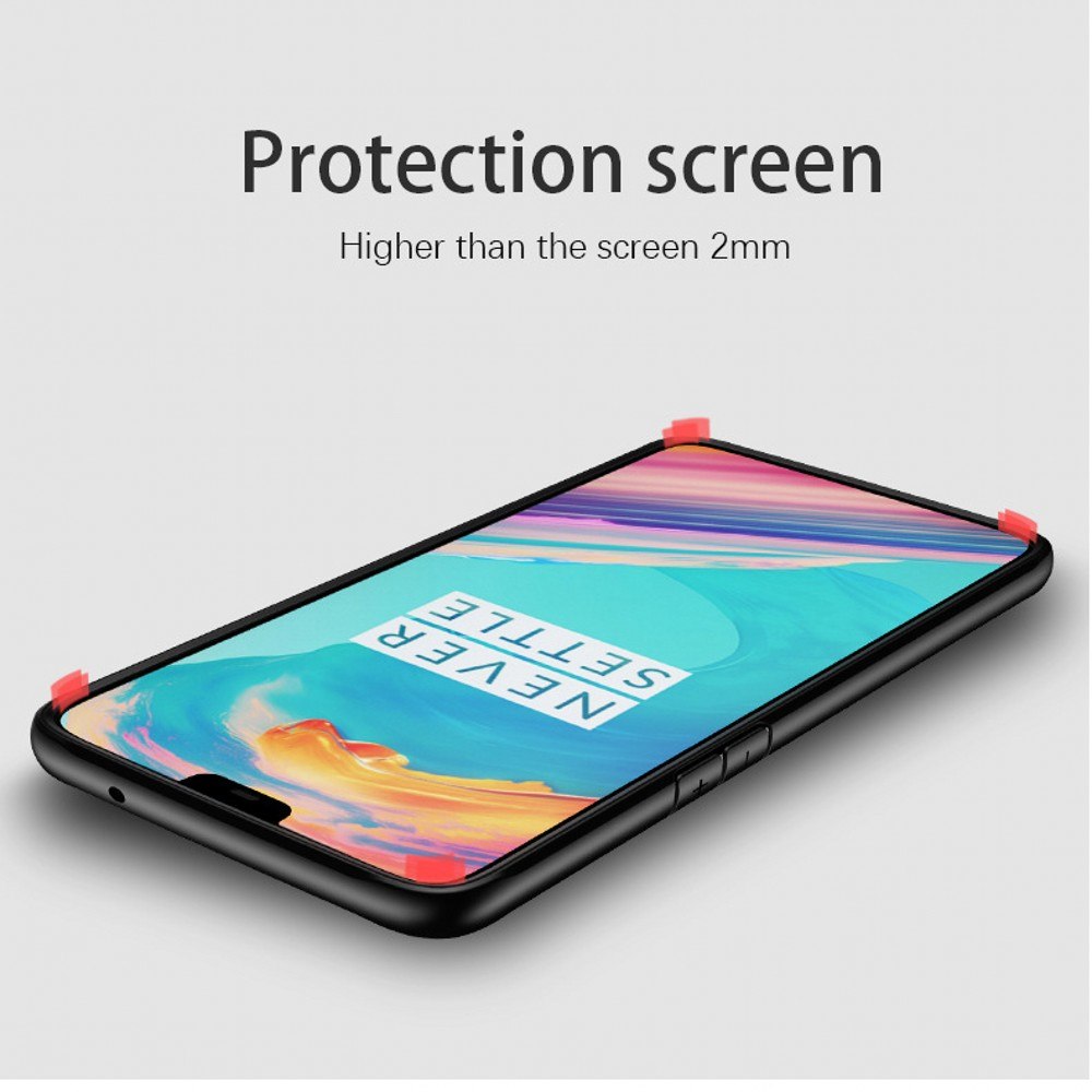 Case Samsung Galaxy A7 (2018) #เคสฝาหลังใสขอบสีทึบ Shock Absorption PC + TPU Hybrid Mobile Phone Cover