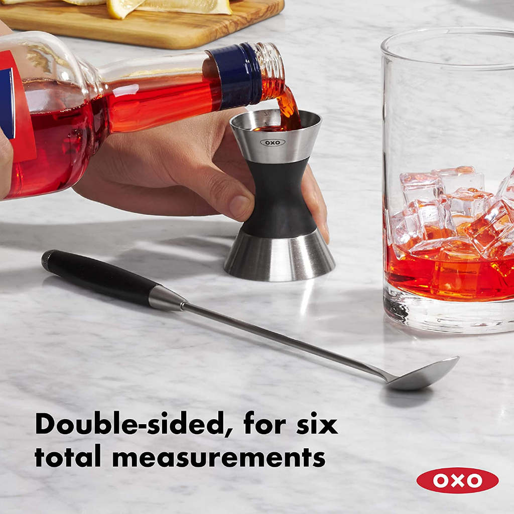 (OXO) Steel Double Jigger จิกเกอร์สแตนเลส ถ้วยตวงสแตนเลส