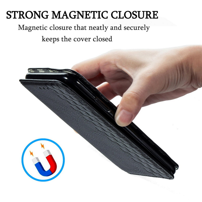 เคส Samsung Galaxy S20 Ultra / S20 Ultra 5G #เคสฝาพับแบบกระเป๋าสตางค์ Magnetic Flip Wallet Bracket Leather Lattice TPU Phone Case
