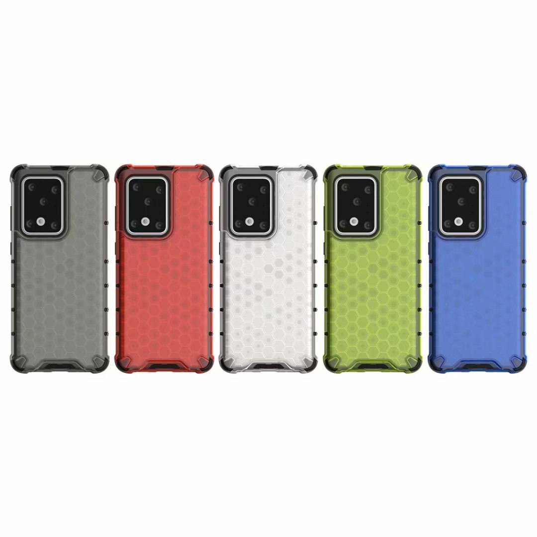 เคส Samsung Galaxy Note 20 / Note 20 5G #เคสฝาหลังกันกระแทก Honeycomb Shock Absorber TPU + PC + Silicone Hybrid