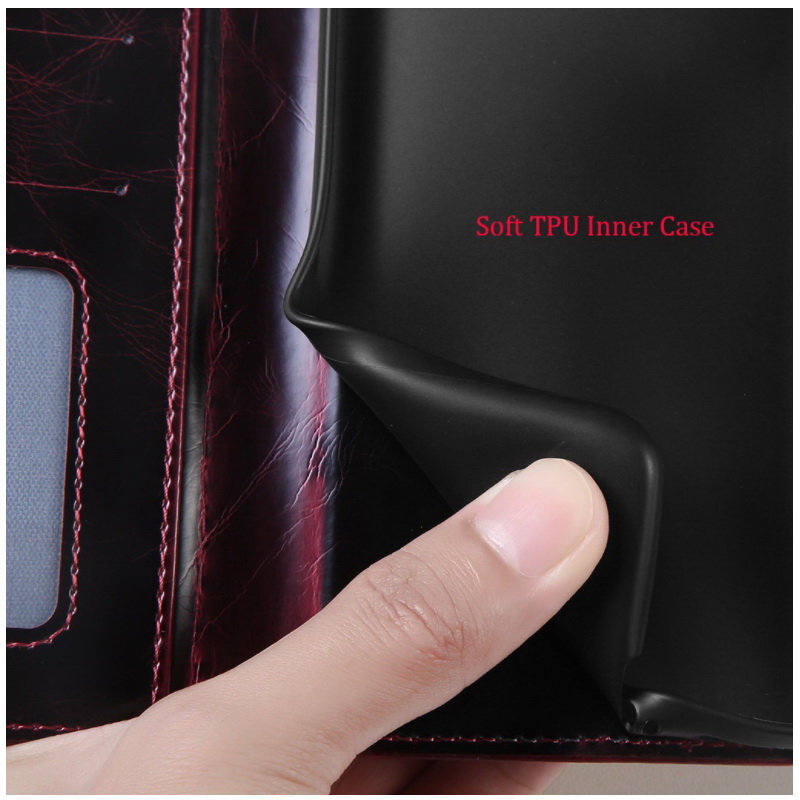 เคส Samsung Galaxy S22 5G #เคสฝาพับแบบกระเป๋าสตางค์ Magnetic Flip Wallet Bracket Leather Lattice TPU Phone Case