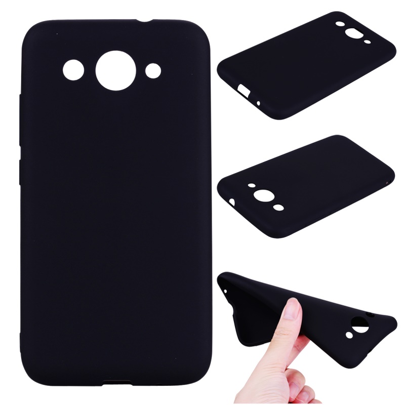 Case Huawei Y3 (2017) #เคสฝาหลังนิ่มกันรอยนิ้วมือ Matte Anti-fingerprint Soft TPU