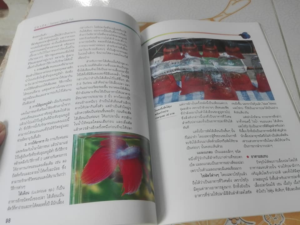 คู่มือการเพาะเลี้ยงและการคัดสายพันธุ์ ปลากัด ฉบับสมบูรณ์ เรียบเรียงโดย ธนากร ฤทธิ์ไธสง