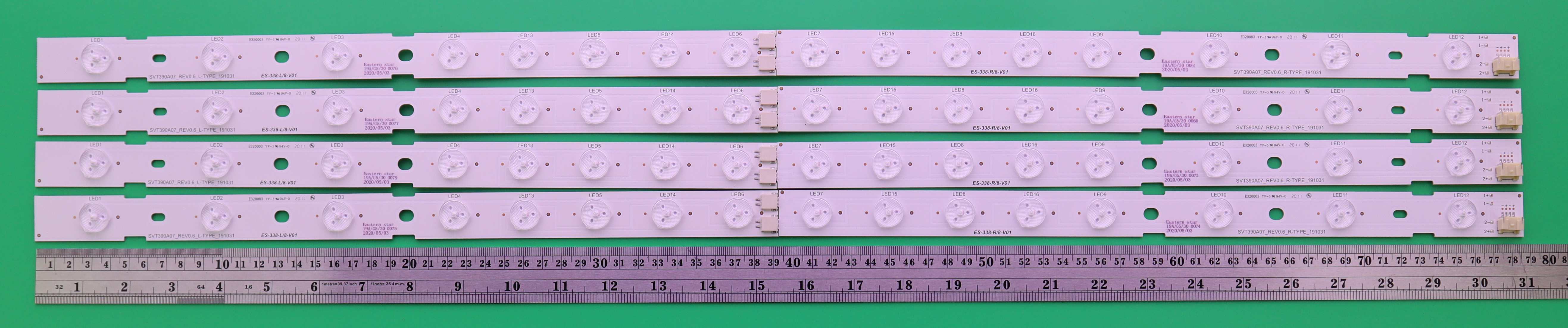 TOSHIBA 39L3300 LED (8+8) X4