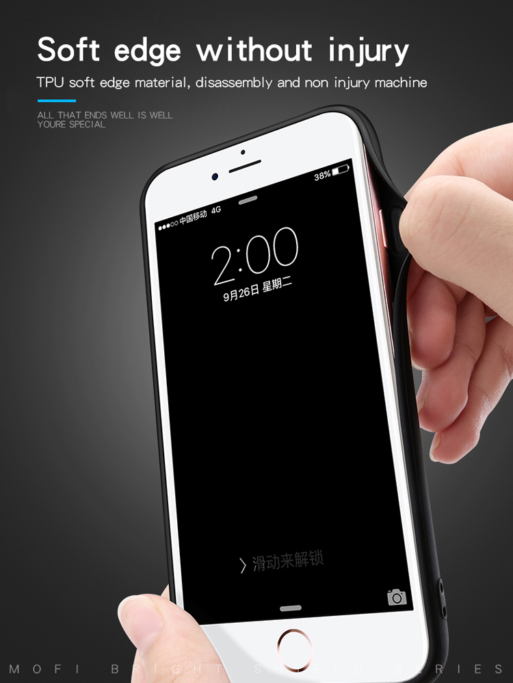 Case Xiaomi Mi 8 (6.21 นิ้ว) #เคสฝาหลังนิ่ม Bright Shield Series ผิวลายเนื้อผ้า PC TPU Hybrid Case