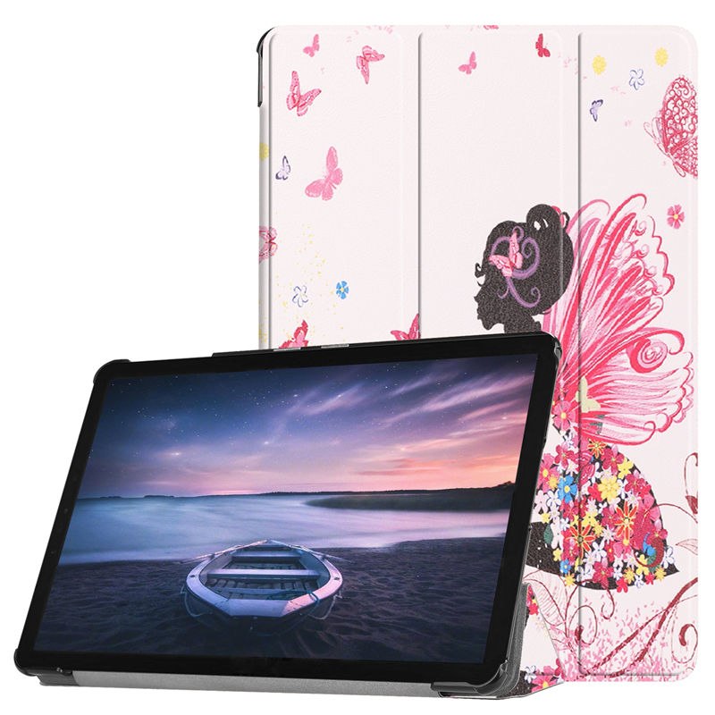 Case Samsung Galaxy S4 10.5 T830 / T835 #เคสฝาพับหนัง PU สามพับพิมพ์ลาย Pattern Printing Tri-fold Leather Smart Cover
