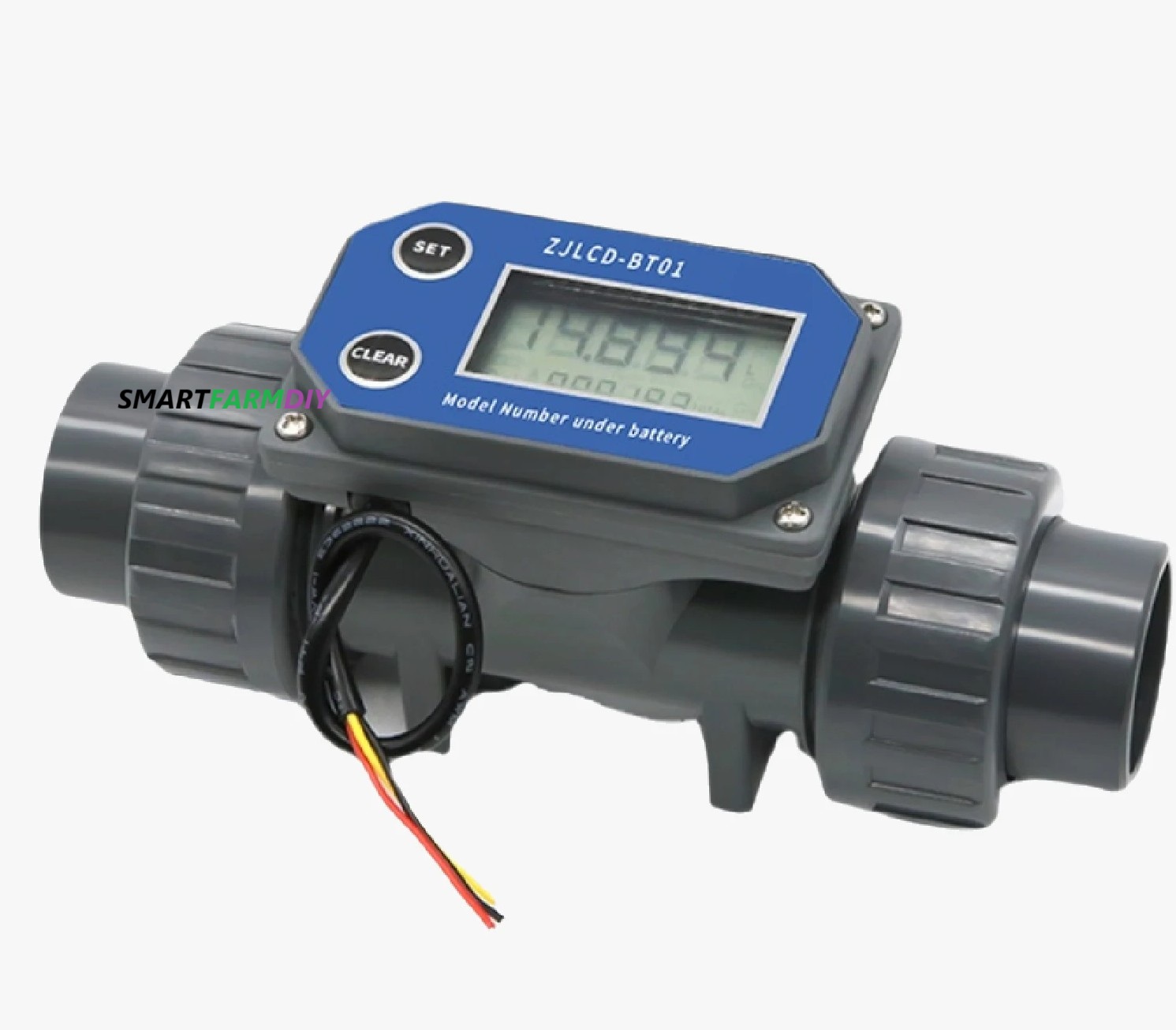 ครื่องวัดอัตราการไหลดิจิตอล PVC รุ่น ZJPVC-BT01