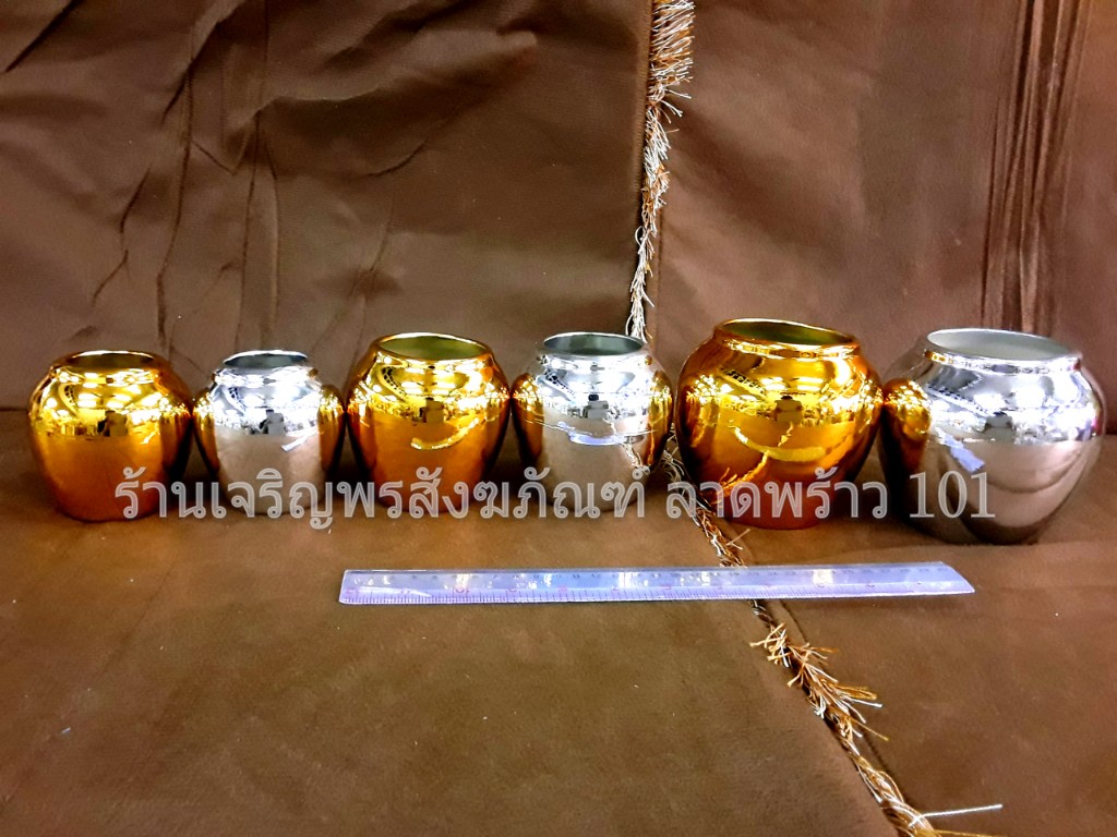 โอ่งเงินโอ่งทอง แบบเซรามิก มี 3 ขนาด โอ่งเงินทอง ตุ่มเงินตุ่มทอง ตุ่มเงินทอง โอ่งตั้งศาล โอ่ง โอ่งน้ำ เครื่องตั้งศาล
