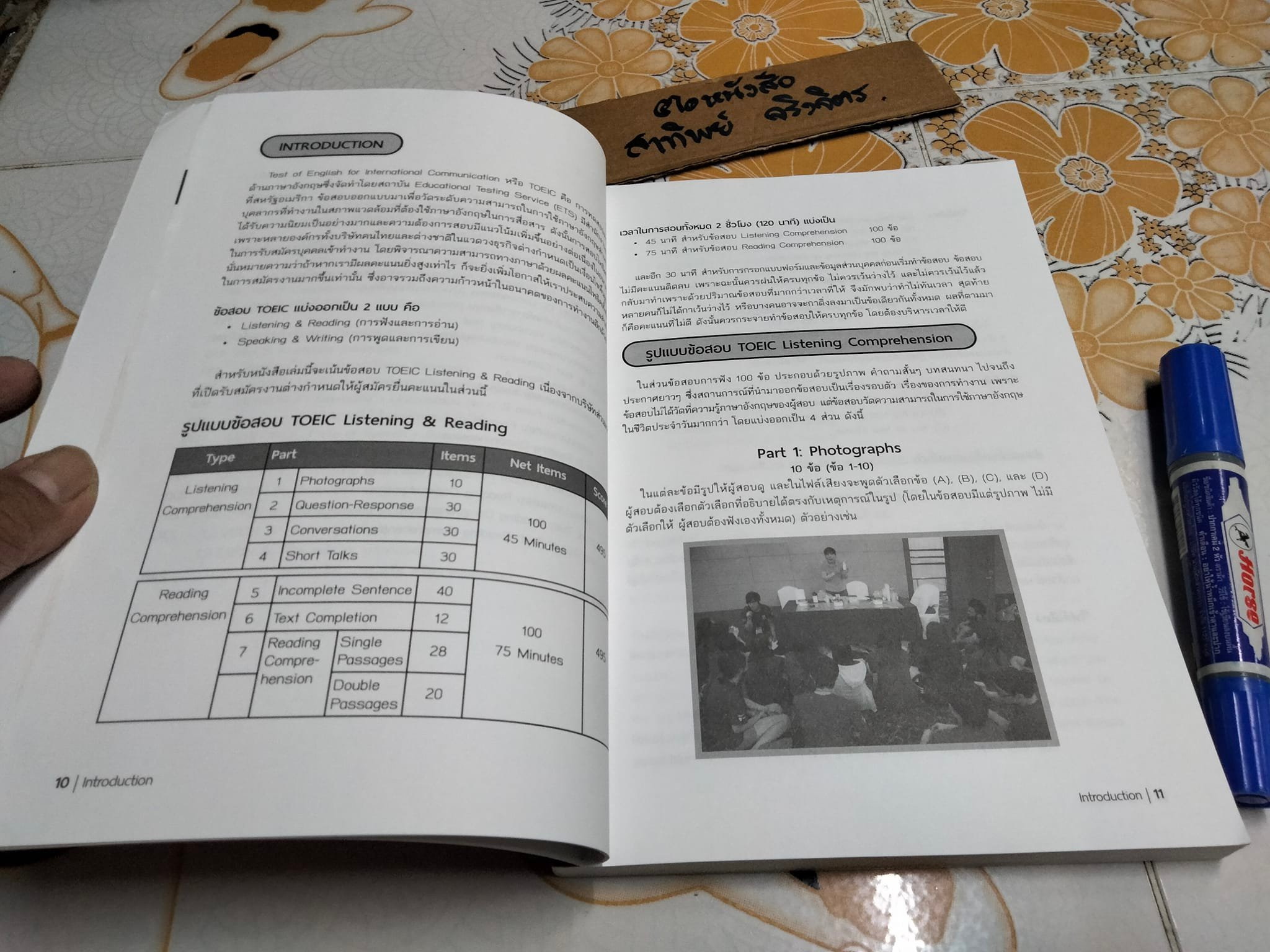 (ขายรวม 2 เล่ม ไม่แยก) ผ่านฉลุยตะลุย TOEIC โดย ดนัย วงษา + TOEIC เต็มแล้วเต็มอีก A Quick Score Booster โดยครูเคน-ธนภัทร ภวชโลทร