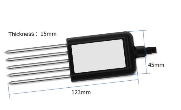 เครื่องวัดค่า Soil NPK PH Temperature Water Content Measuring Device Sensor