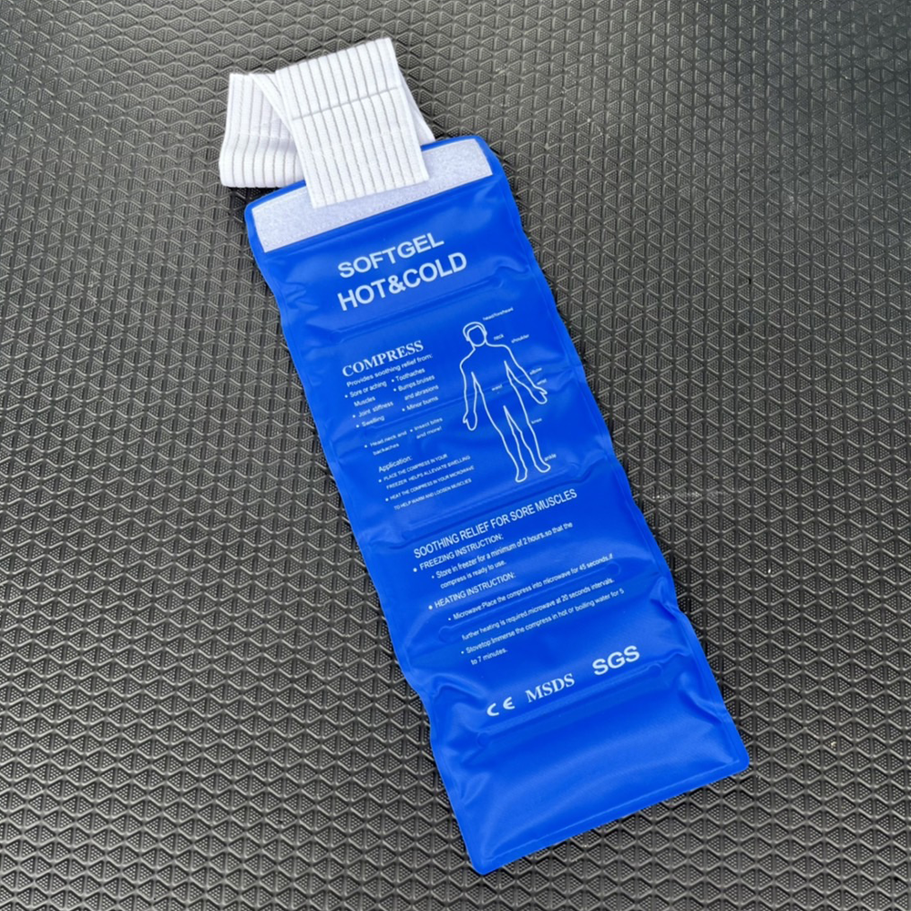 เจลประคบร้อนเย็น มีสายรัด ขนาด 17 X 45 cm (ZZ2)