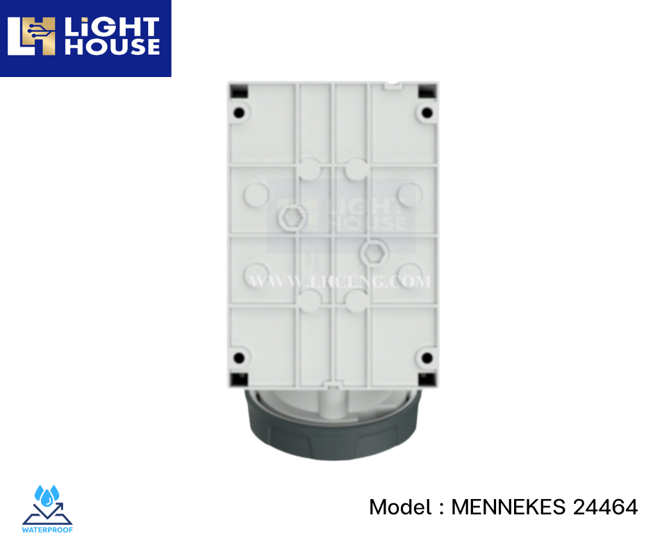 MENNEKES 24464 ปลั๊กตัวเมียติดพนัง (2P+E) 125A 400V IP67