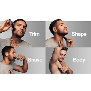 Braun® Series XT5 Beard & Facial Hair Trimmer Rechargeable XT5100 or XT5200 เครื่องโกนหนวด เล็มหนวดเครา ชาร์จได้