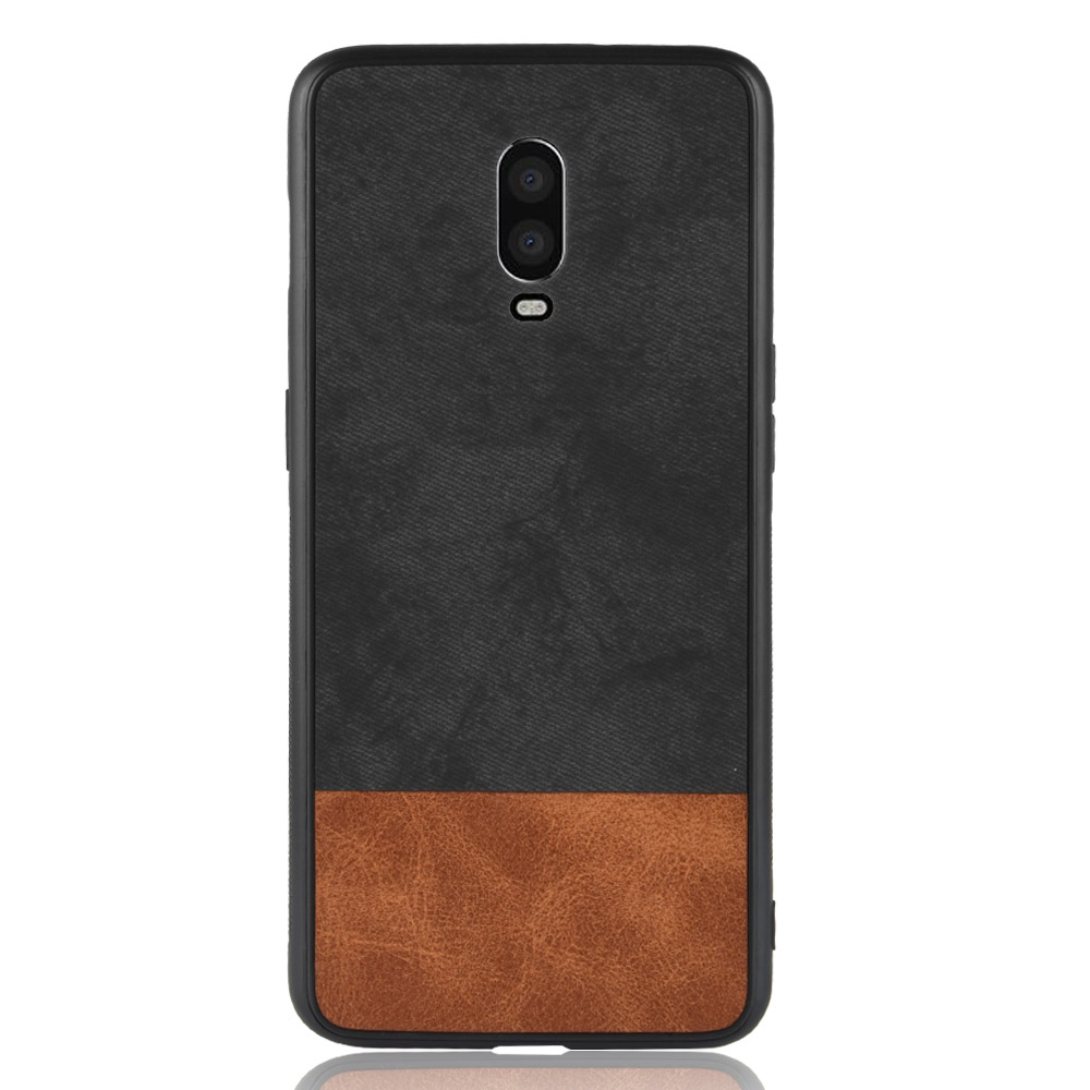 เคส OnePlus 6T #เคสฝาหลัง TPU Bi-color Splicing Coated PC + TPU Hybrid เคสคุณภาพดีราคาถูก