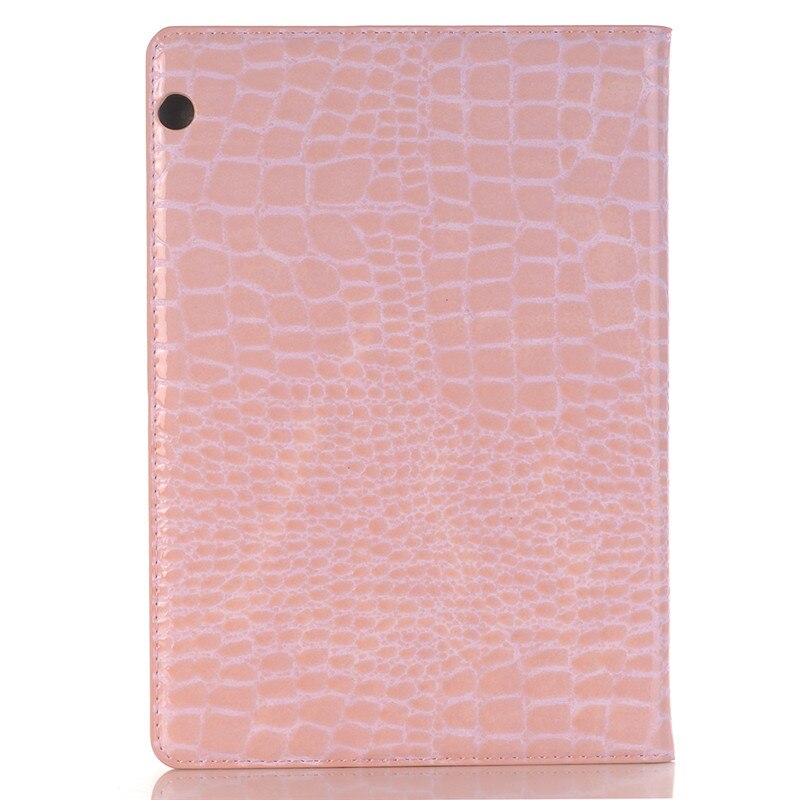 Case Huawei MediaPad T3 10 #เคสฝาพับแบบกระเป๋าสตางค์ลายผิวหนังจระเข้ Crocodile Texture