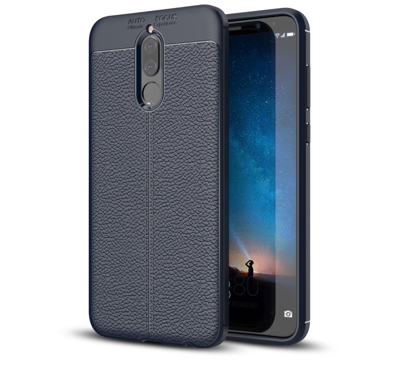 Case Huawei Nova 2i 5.9นิ้ว #เคสหนังPU ผิว Litchi Skin ป้องกันลายนิ้วมือ TPU Soft Case
