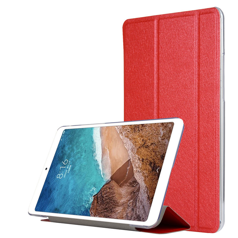 เคส Xiaomi Mi Pad 4 #เคสฝาพับแบบ 3 พับ Tri-fold Stand Leather Flip สีสันสวยงาม