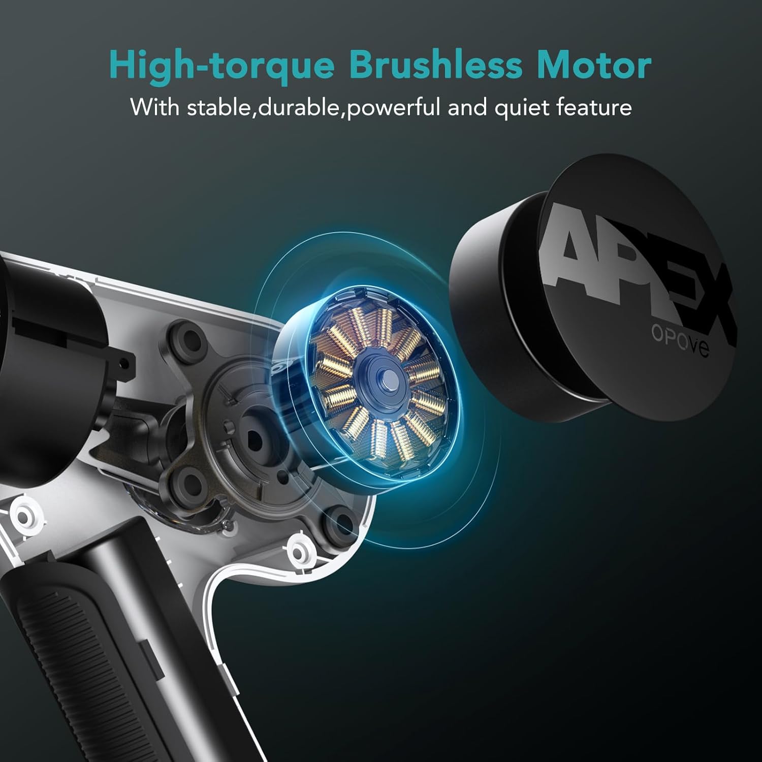 (Opove) Apex Massage Gun Black or Silver ปืนนวดเอเพ็กซ์ สำหรับนักกีฬา ออกกำลังกาย