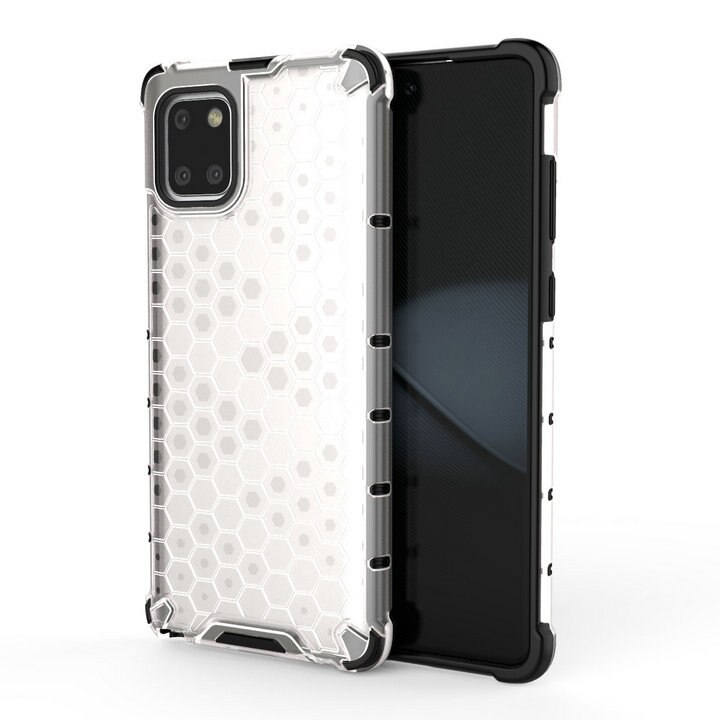 เคส Samsung Galaxy Note 10 Lite #เคสฝาหลังกันกระแทก Honeycomb Shock Absorber TPU + PC + Silicone Hybrid