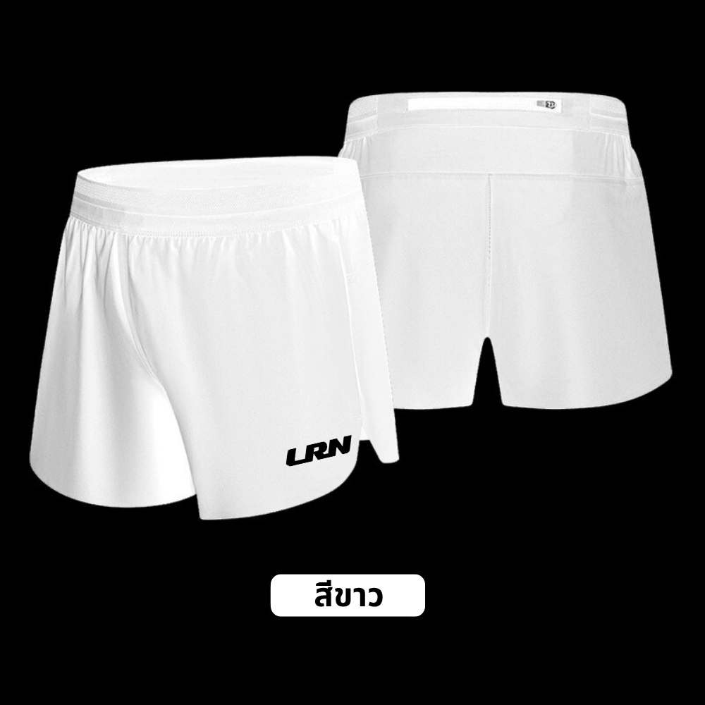 กางเกงวิ่งขาสั้น 3" น้ำหนักเบา แห้งไว มีซับใน วิ่งมาราธอนได้ทุกระยะ (F09)