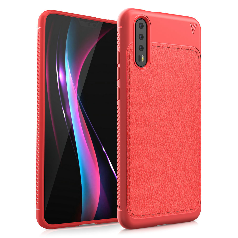 Case Huawei P20 IVSO Gentry Series #เคสฝาหลัง TPU ลายผิวเคลือบหนัง PU คุณภาพดี