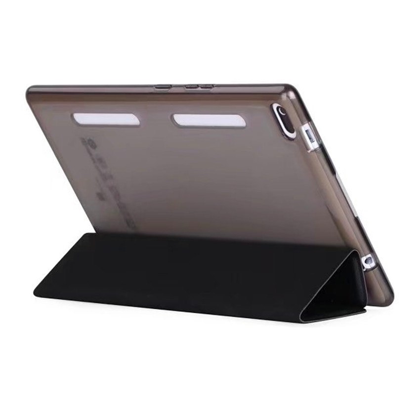 เคสแท็บเล็ต Lenovo TAB4 8 นิ้ว, TB-8504F, TB-8504N,#เคสฝาพับ PU Leather Tri-fold Stand