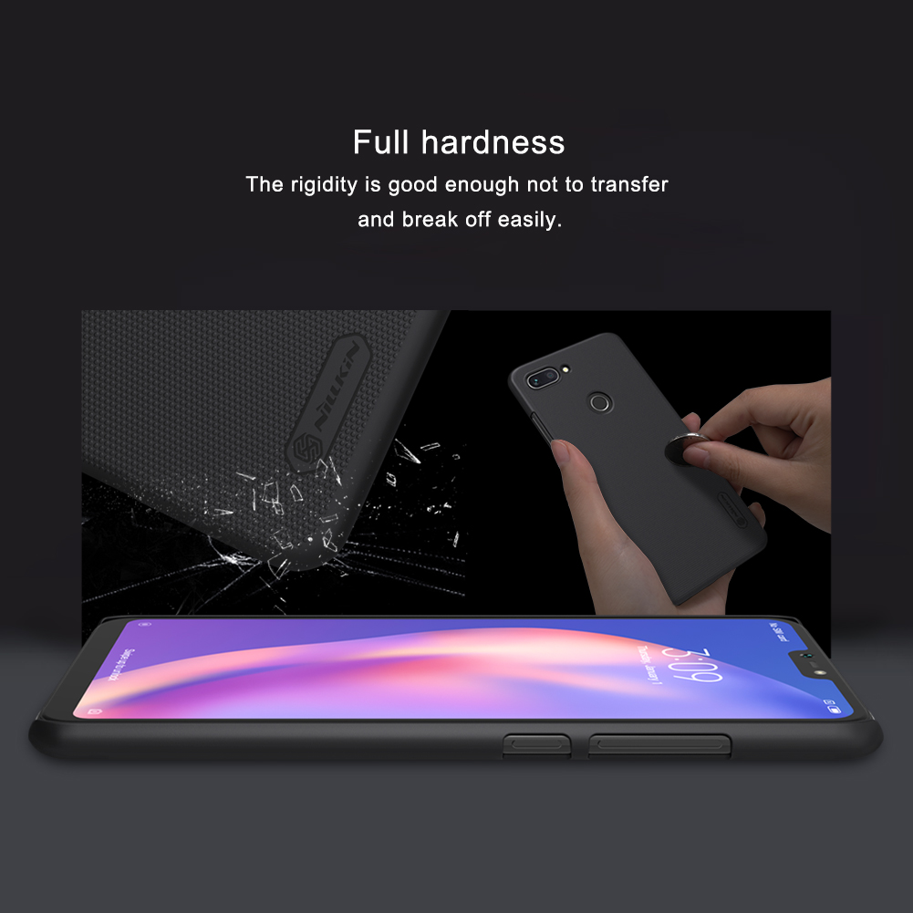 Case Xiaomi Mi 8 Lite #เคสฝาหลังแข็ง NILLKIN แท้รุ่น Super Frosted Shield Hard Cover คุณภาพดี