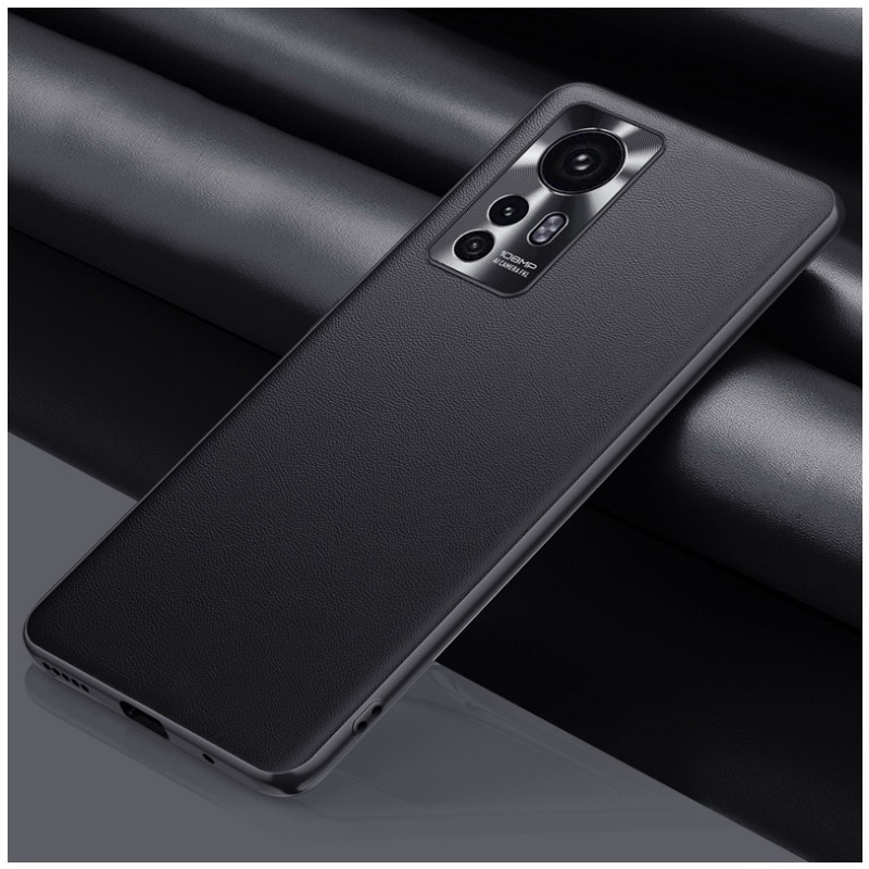 เคส Xiaomi 12#เคสแบบฝาหลัง TPU เคลือบหนัง PU มีกันเลนส์กล้อง Leather Cases Soft Matte Shockproof Protect Camera Back Cover
