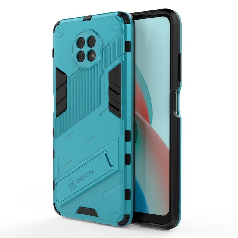 เคส Redmi Note 9T 5G #เคสฝาหลังพลาสติก ไฮบริด TPU + Kickstand