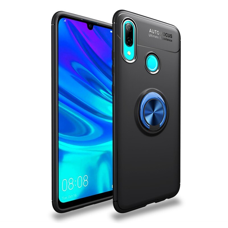 Case Huawei Y7 2019 #เคสฝาหลัง TPU Finger Ring Kickstand (แผ่นโลหะแบบ Built-in)