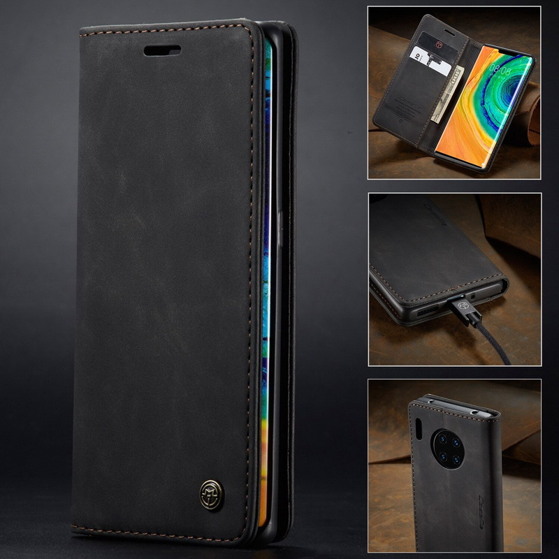 Case Huawei Mate 30 Pro #เคสฝาพับหนังกระเป๋าสตางค์ CASEME Auto-absorbed Leather Wallet
