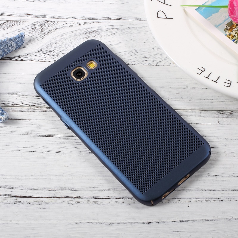 เคส Samsung Galaxy A7 2017 #เคสรูตาข่ายกลวงกระจายความร้อนได้ดี สวยโดดเด่นทันสมัยสีสันสวยงาม