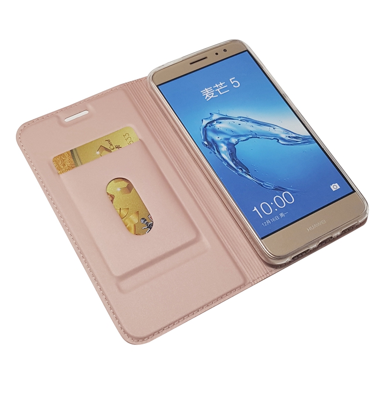 เคส Huawei Nova plus #เคสฝาพับหนัง PU มีช่องใส่บัตร Auto-absorbed Magnetic Flip