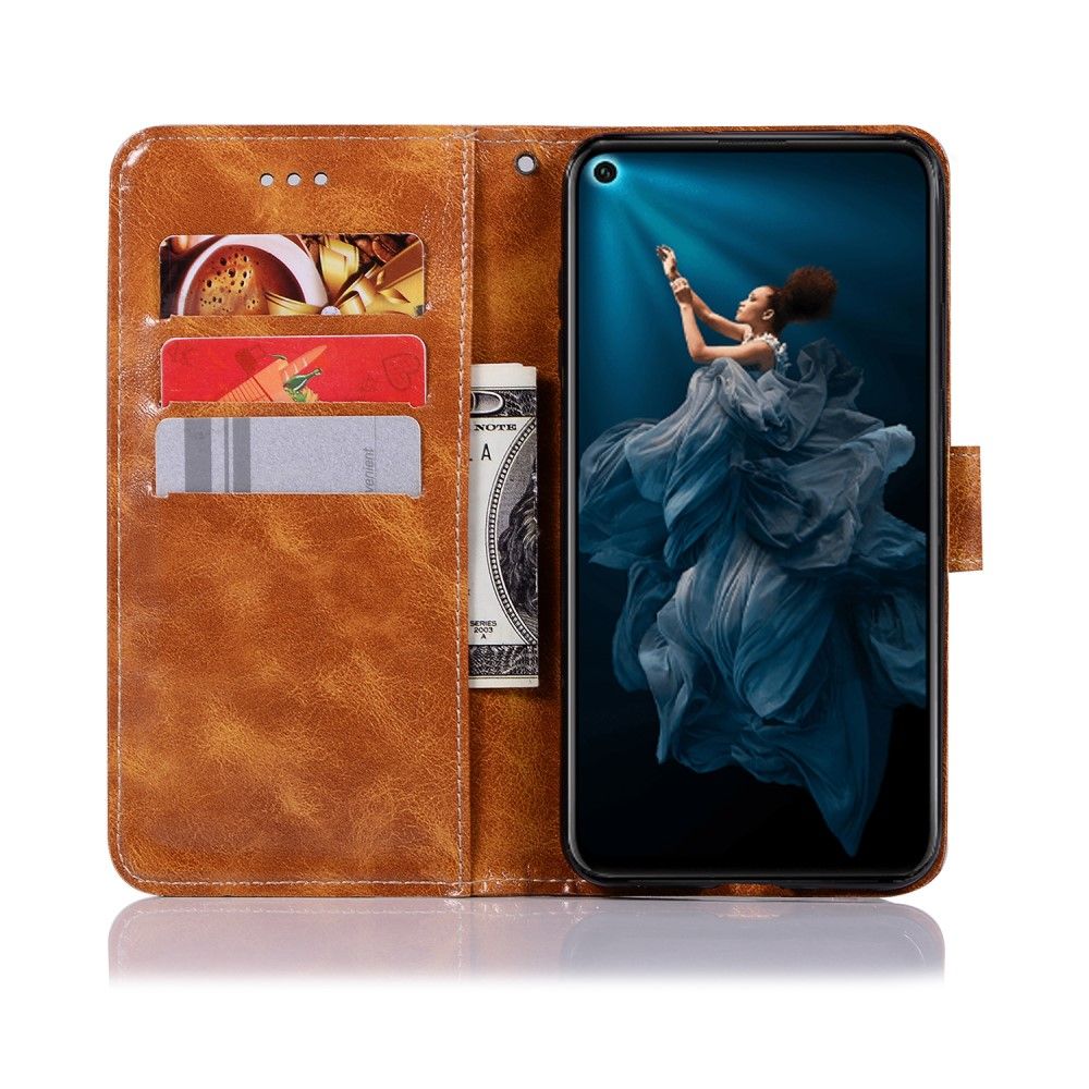 เคส Redmi Note 8 Pro #เคสพรีเมี่ยมแบบกระเป๋าสตางค์ หนัง PU Vintage