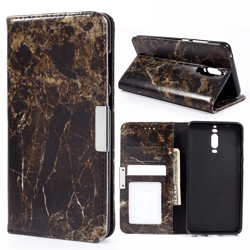 Case Huawei Mate 9 Pro #เคสฝาพับลายหินอ่อนสวยงามทันสมัย
