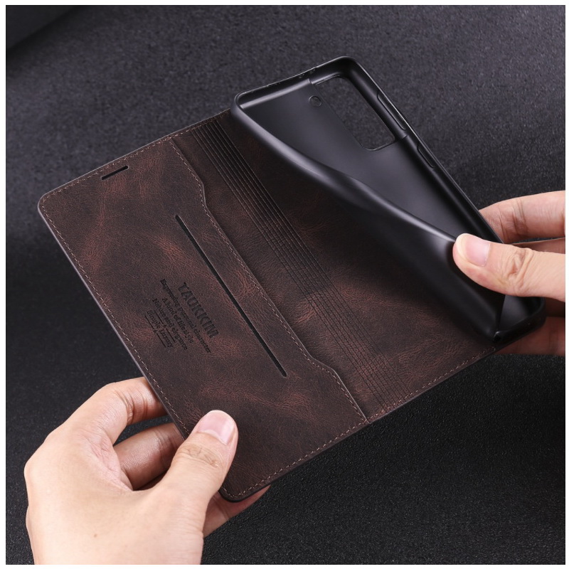 Case iPhone 13 Pro Max #เคสฝาพับหนัง PU แบบกระเป๋าสตางค์ PU Retro Matte Leather Wallet