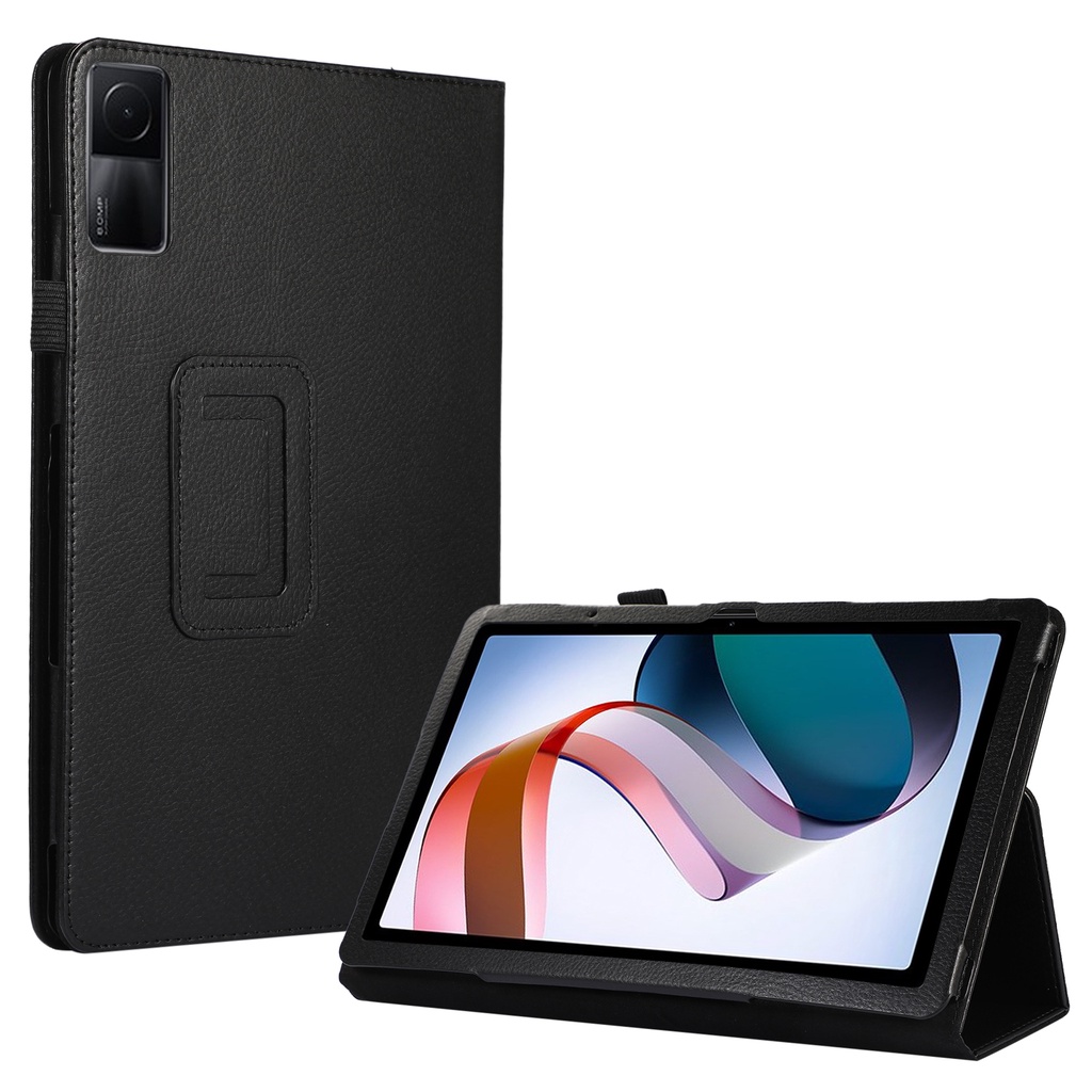 Case Redmi Pad 10.61" 2022 #เคสฝาพับหนัง PU ผิวลิ้นจี่ Litchi Skin Leather Case