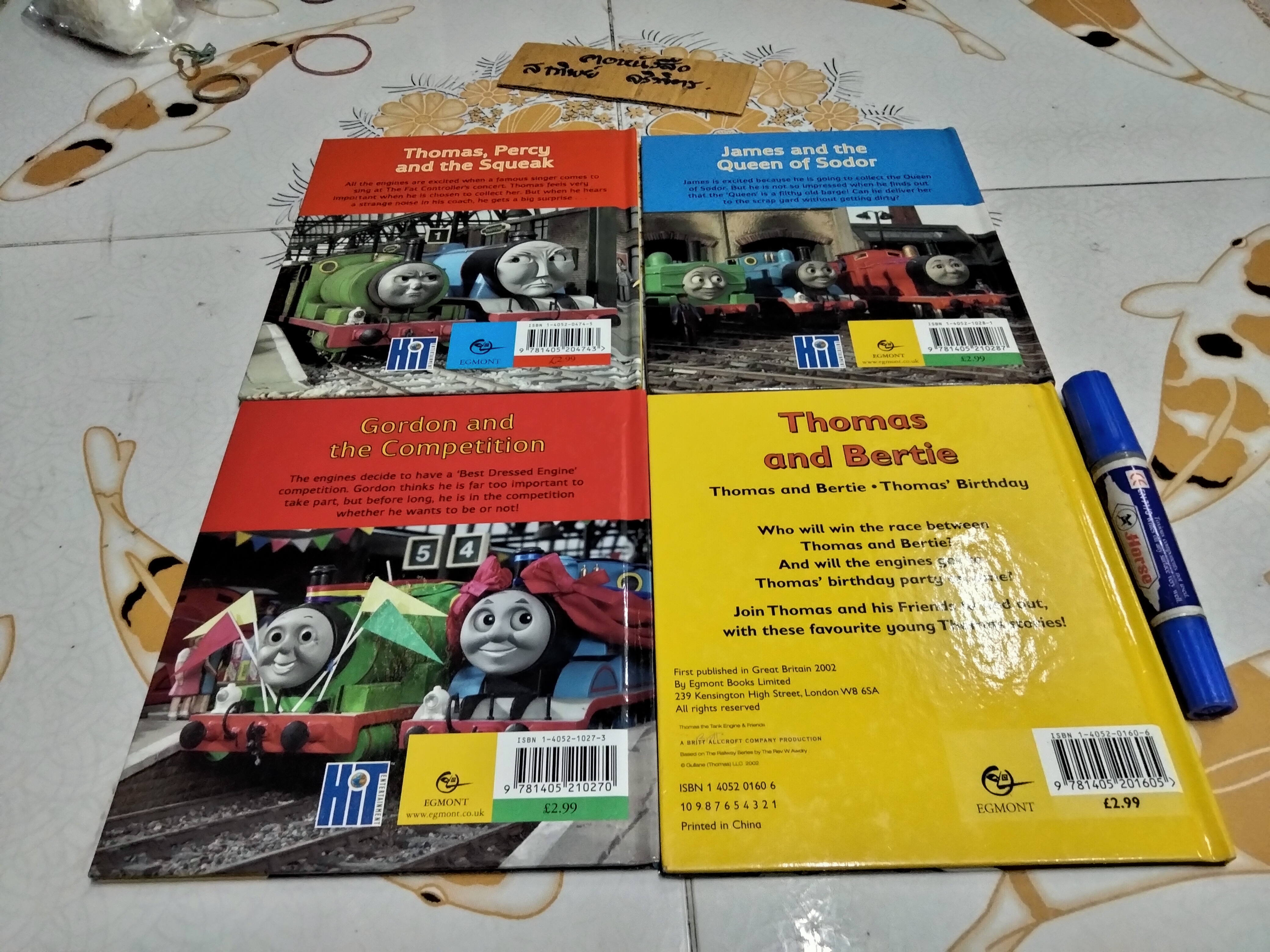 THOMAS & FRIENDS ภาษาอังกฤษ ฉบับปกแข็ง (ขายรวม 4 เล่ม)