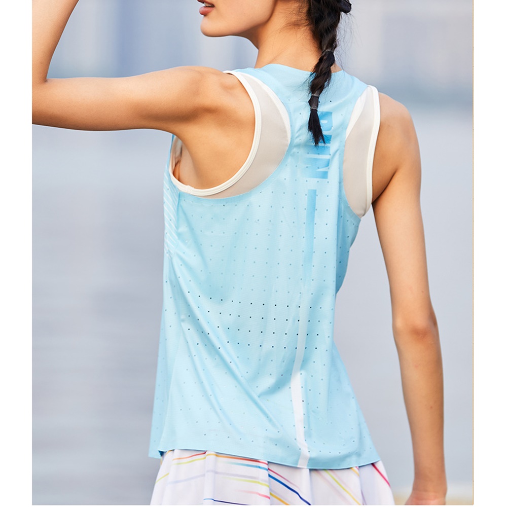 เสื้อกล้ามผู้หญิง คอกลมไร้รอยต่อ น้ำหนักเบา ใส่สบาย ใยผ้าคุณภาพสูงคล้าย aero swift (S18)