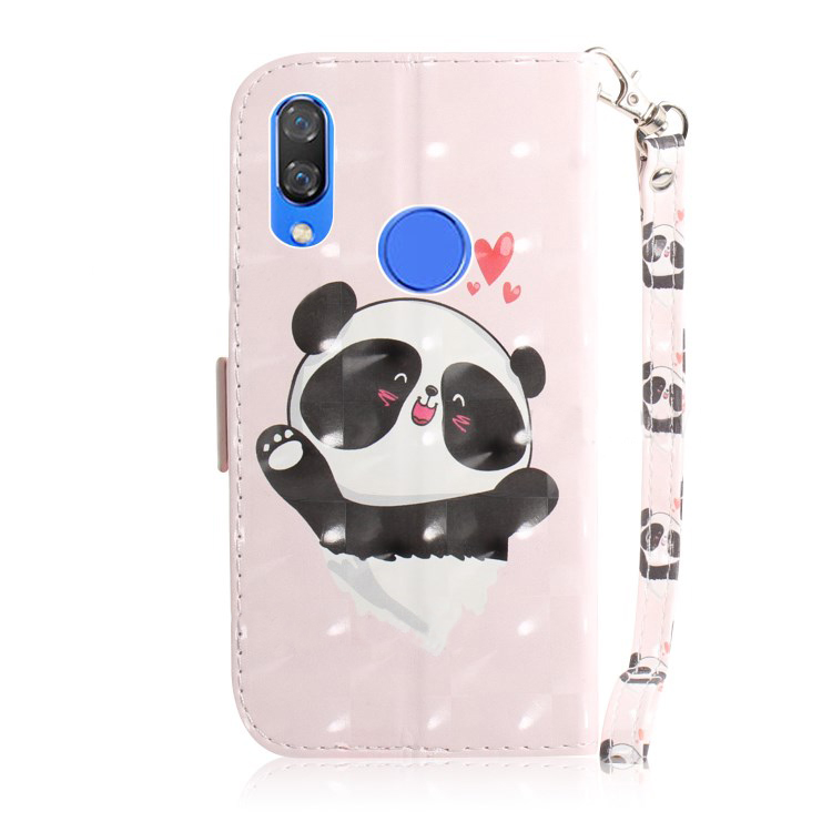 เคส Huawei nova 3 #เคสฝาพับแบบกระเป๋าสตางค์ Pattern Printing Wallet Stand