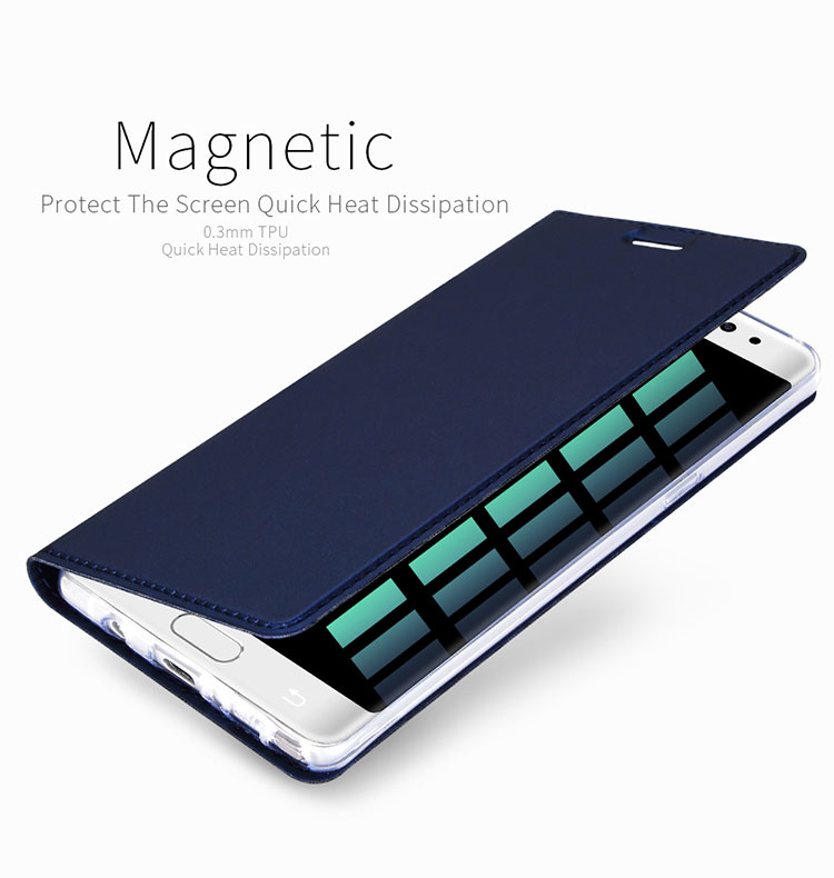 Case Samsung Galaxy Note FE #เคสฝาพับ DUX DUCIS Skin Pro Series คุณภาพดี
