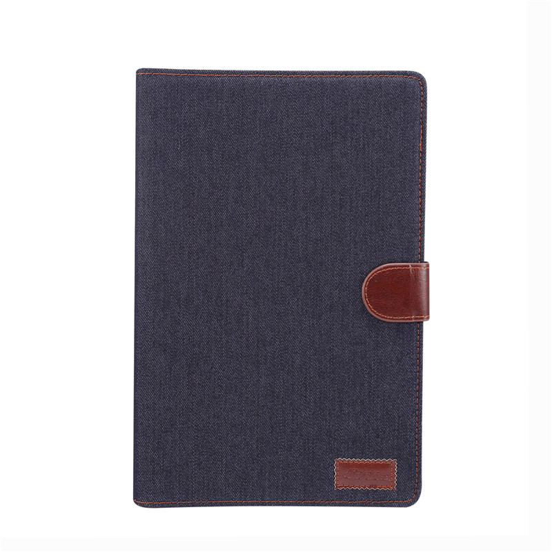 Case Samsung Galaxy Tab S7 11นิ้ว T870 T875 #เคสฝาพับหนัง PU ผิวยีนส์พับตั้งได้ Jeans Cloth Leather Wallet