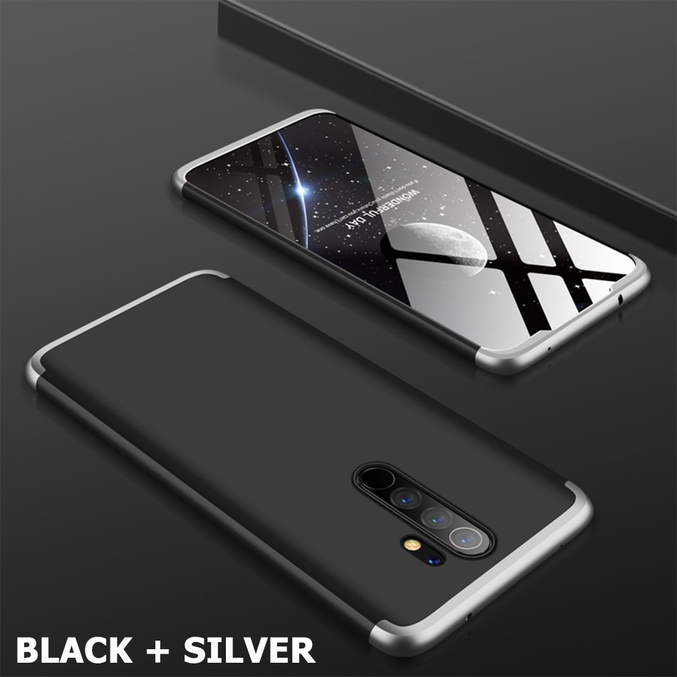 Case Xiaomi Redmi Note 8 Pro #เคสฝาหลังพลาสติกแข็ง Detachable All-wrapped Matte แยกชิ้นได้