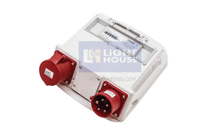 B11MD04-2 "DAKO PLUG" กล่องปลั๊กกระจายไฟ 3P+N+E 32A 400V 3H IP44
