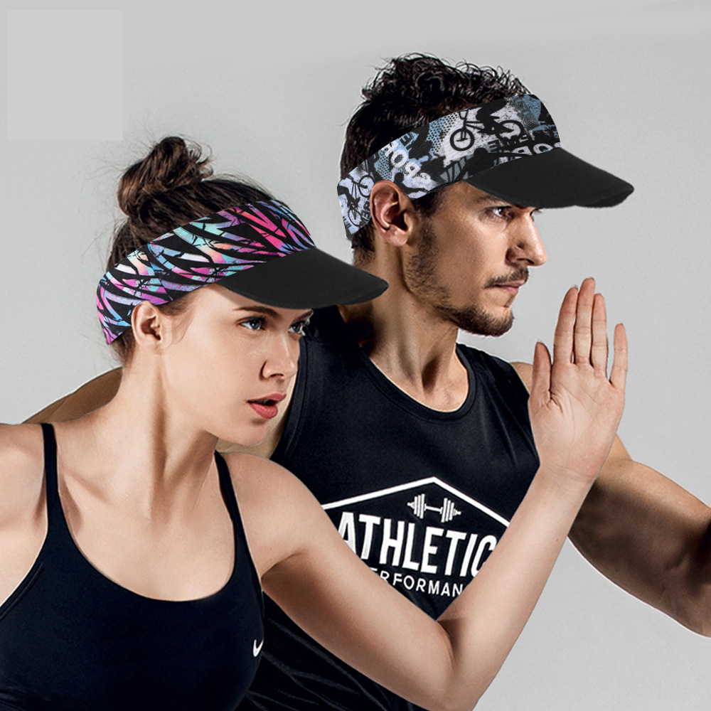 หมวกวิ่งครึ่งใบ กันแดด น้ำหนักเบา พับเก็บได้ Running Hat Sport (I08)