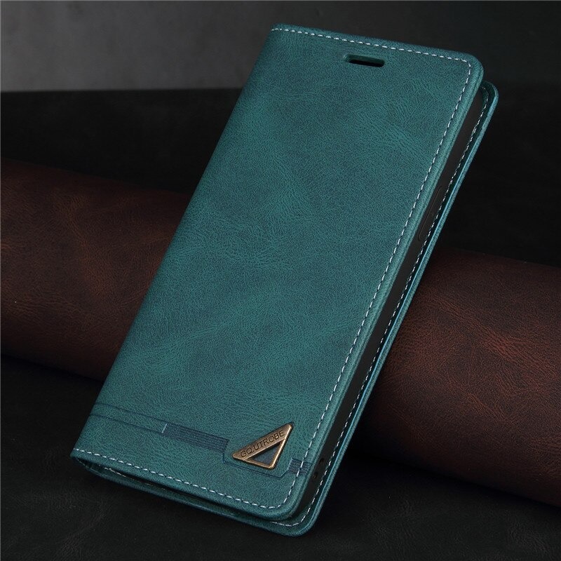 เคส Samsung Galaxy A72 / A72 5G #เคสฝาพับหนัง PU สไตล์กระเป๋าสตางค์พร้อมช่องใส่การ์ด Luxury Flip Stand Card Phone Leather Wallet Cover Casing