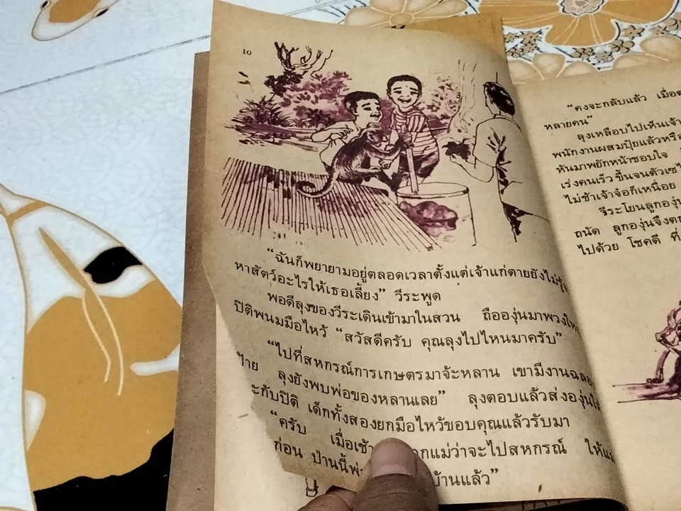 หนังสือเรียนภาษาไทย มานี มานะ ป.3 เล่ม 1 (ตำหนิ - หน้าที่ 9 มุมหนังสือมีรอยฉีกแหว่ง เนื้อหาหายไปบางส่วน)